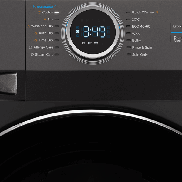 Midea 12/8kg Washer Dryer – Titanium - Image 4